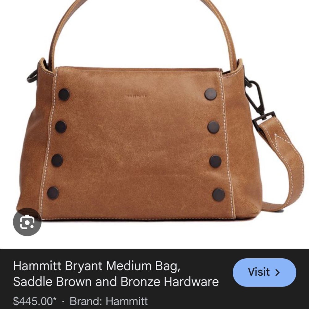 Hammitt Medium Bryant Tan Saddle Leather with Bronze Hardware - Picture 2 of 16